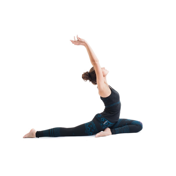 Balance Organic Yoga Outfit - Seamless Support Vest And Leggings Set