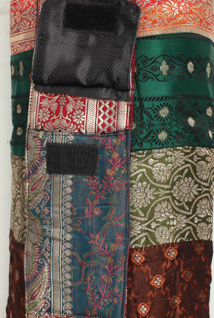 Brocade Yoga Mat Bag - Unique, Patchwork, Multi
