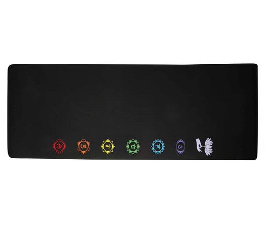 Chakra Yoga Mat - Screen Printed, Black