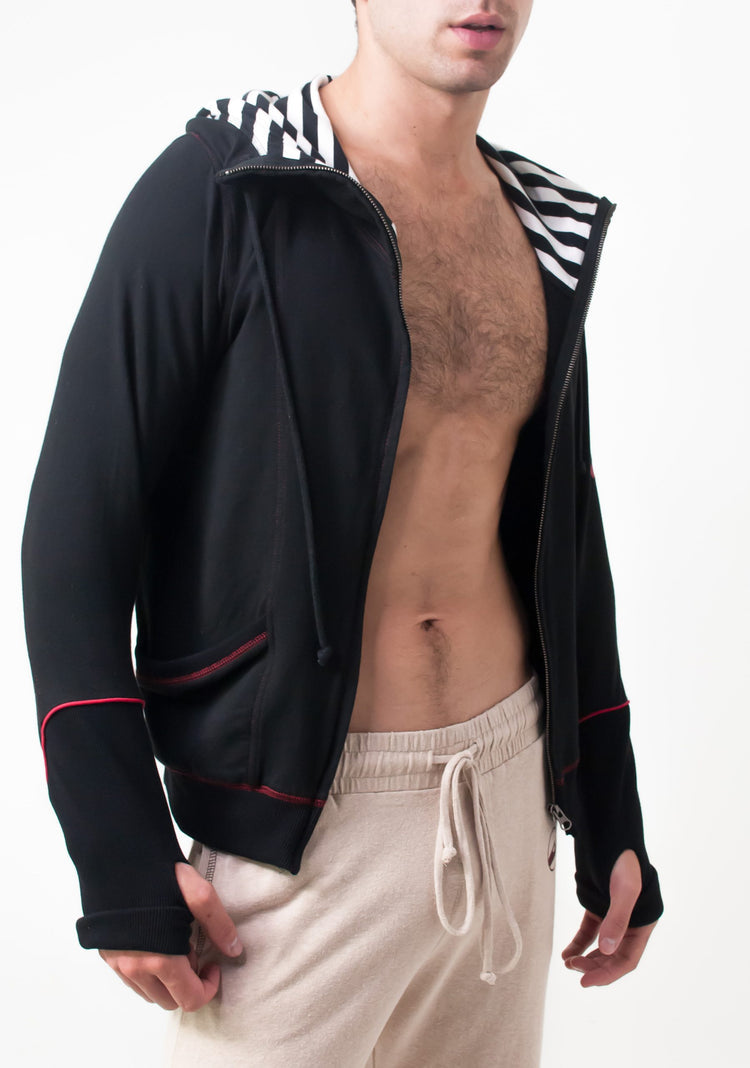 Men's Cool Down Yoga Wear Om Hoodie