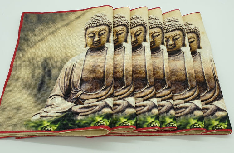 Floral Buddha Table Runner And Placematsa