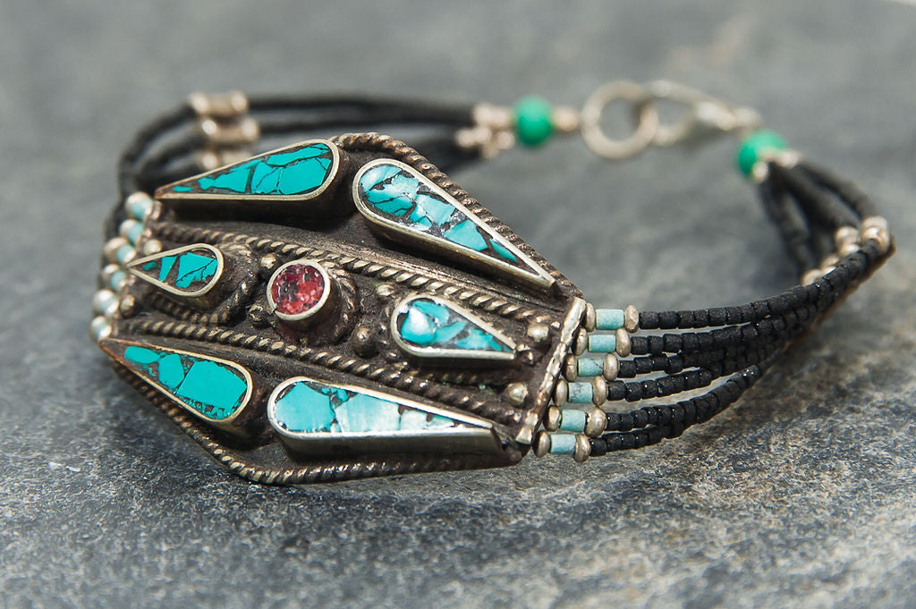 Nepalese Beaded Chunky Bracelet