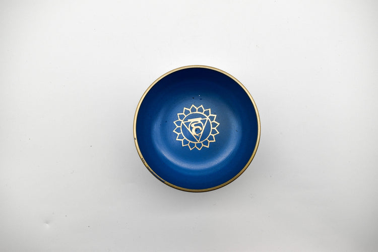 Throat Chakra Singing Bowl With Beater - Vishuddha