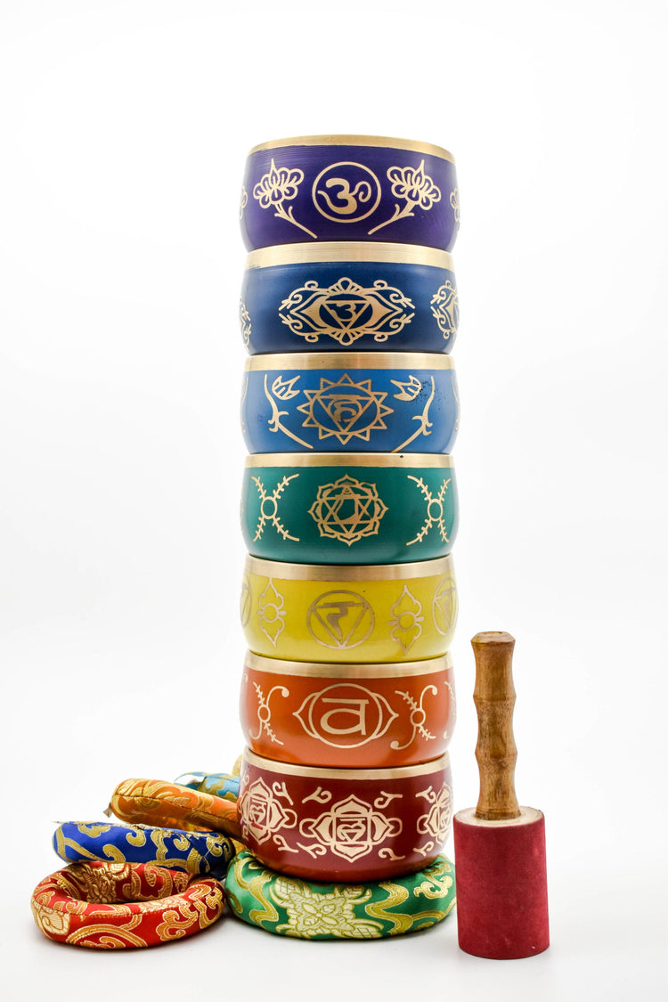 Throat Chakra Singing Bowl With Beater - Vishuddha