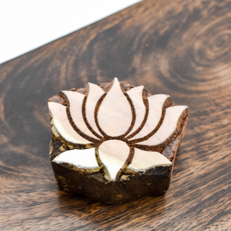 Traditional Indian Wood Blocks For Printing - Spiritual Symbols