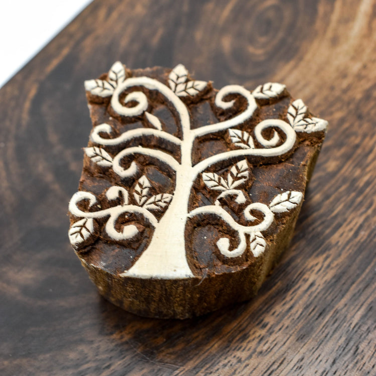Traditional Indian Wood Blocks For Printing - Spiritual Symbols