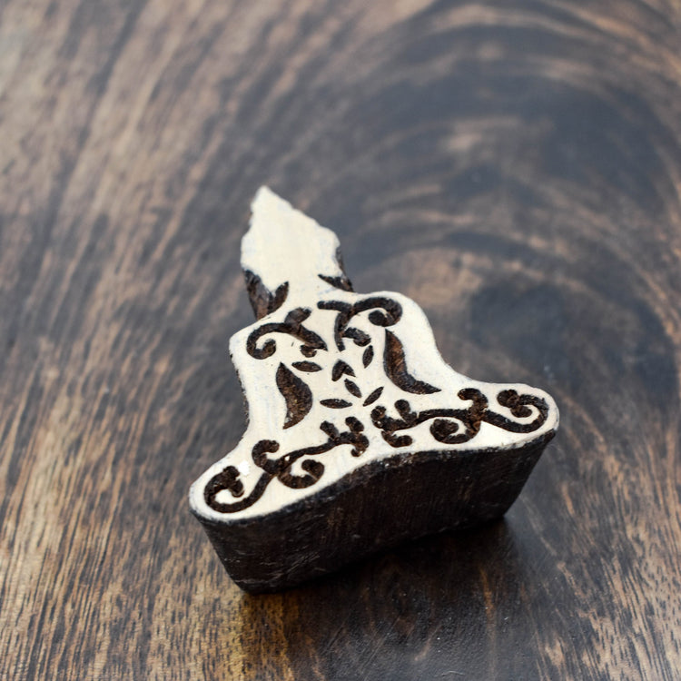 Traditional Indian Wood Blocks For Printing - Spiritual Symbols