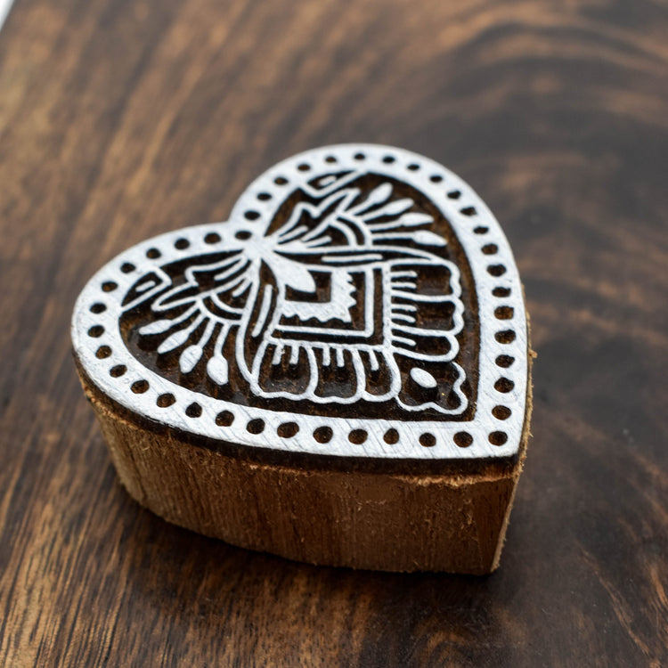 Traditional Indian Wood Blocks For Printing - Shapes