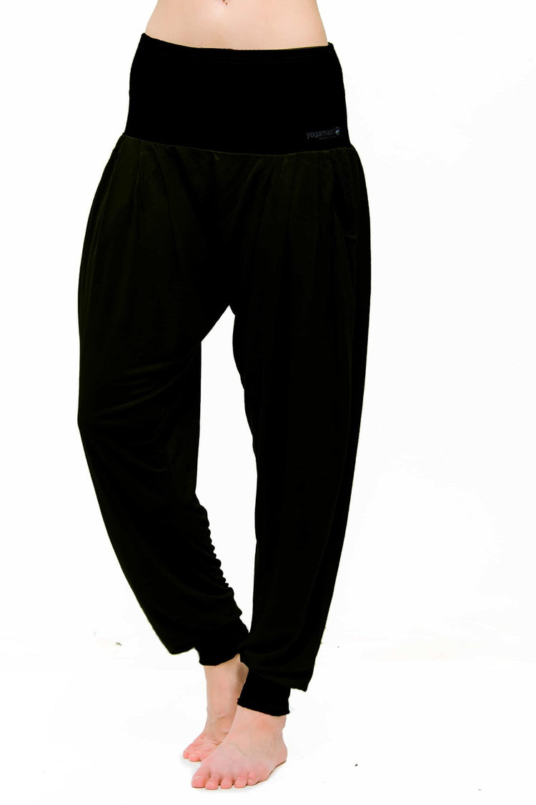 Vinayasa Baggy Yoga Pants - Harem Pants Style, Olive/Black