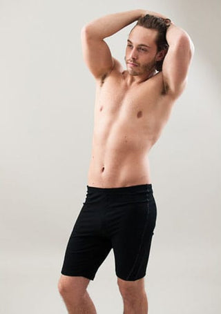 Yoga Shorts For Men 'Yogi' - White, Black