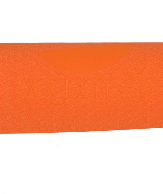 Practice Sticky Yoga Mat 6mm - Orange/Olive