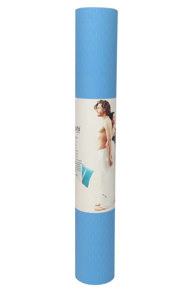 Sticky Yoga Mat - Travel Yoga Mat, Blue