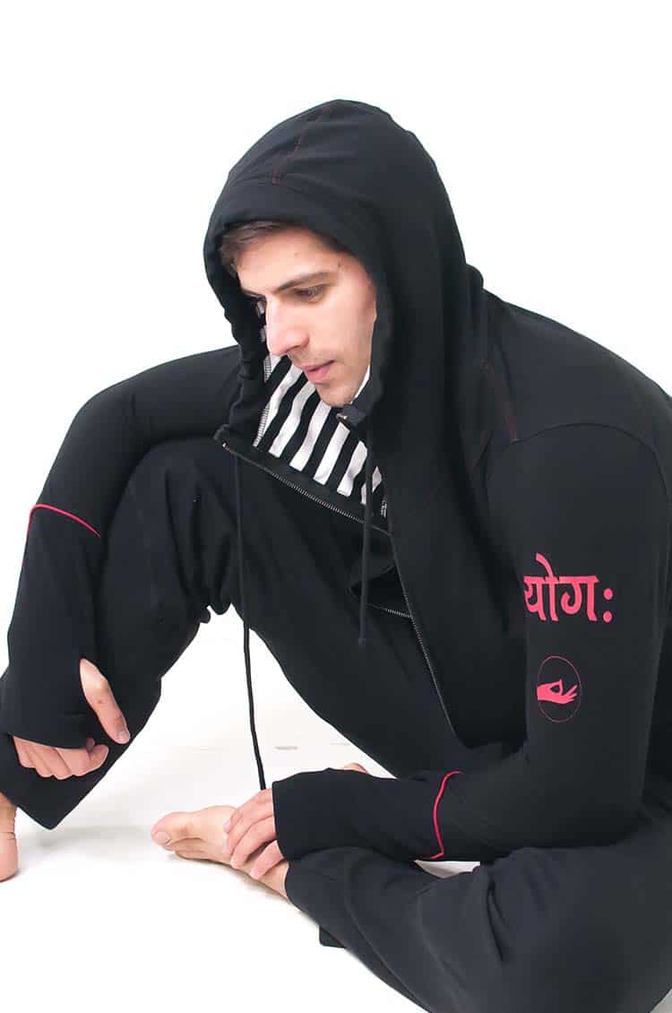 Men's Cool Down Yoga Wear Om Hoodie