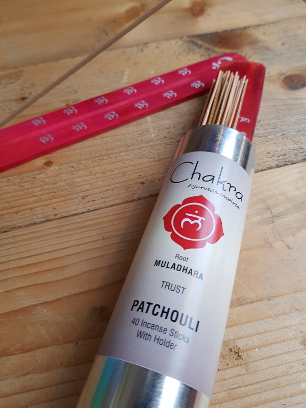 Root Chakra Incense Set With Holder - Muladhara - Stability