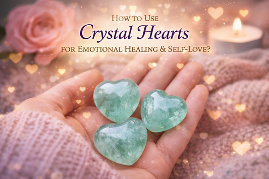 How to Use Crystal Hearts for Emotional Healing & Self-Love?