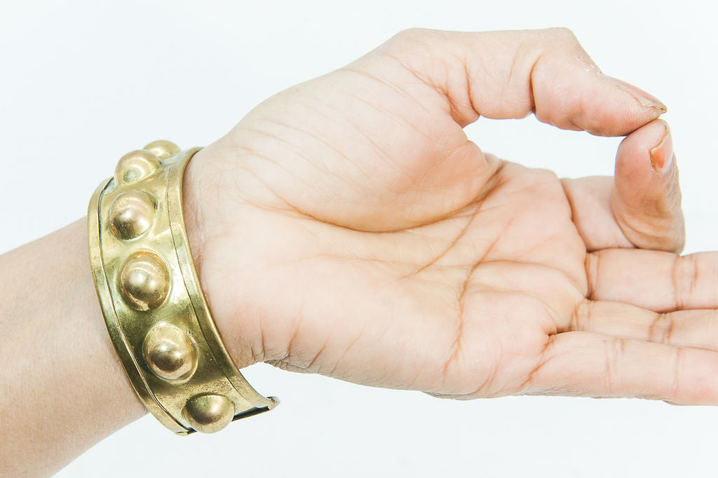 Chunky Brass Bracelet