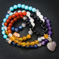 Crystal Mala Beads with Different Stones for Healing