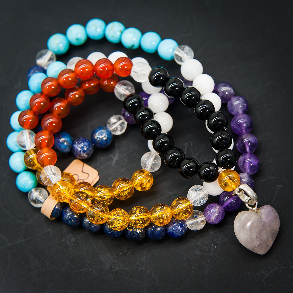 Crystal Mala Beads with Different Stones for Healing