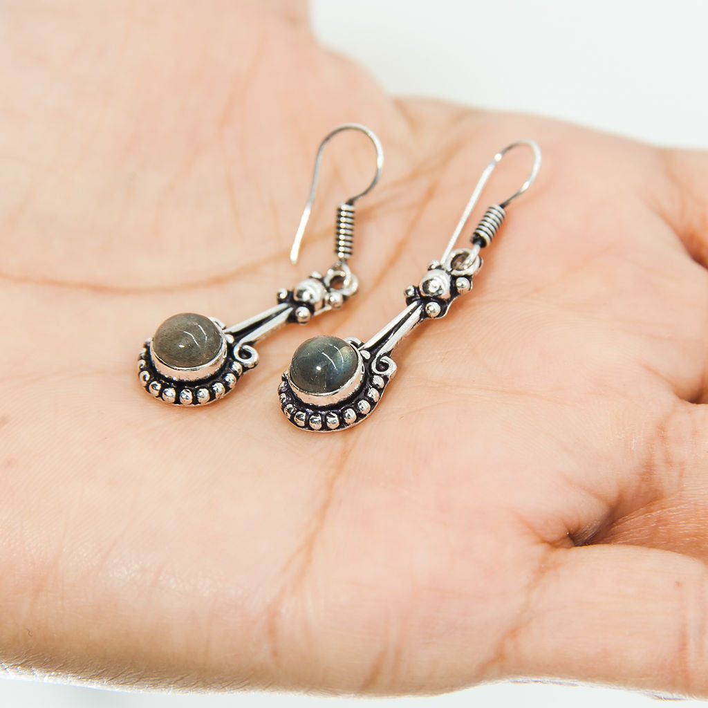 Labradorite Earrings