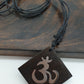 Om Wooden Necklace