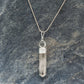 Quartz Point Necklace with Crystal Ball