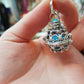 92.5% Silver Necklace Cage