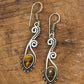 Tiger Eye Stone Earrings