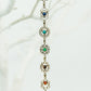 Chakra Brass Pendant with Stones