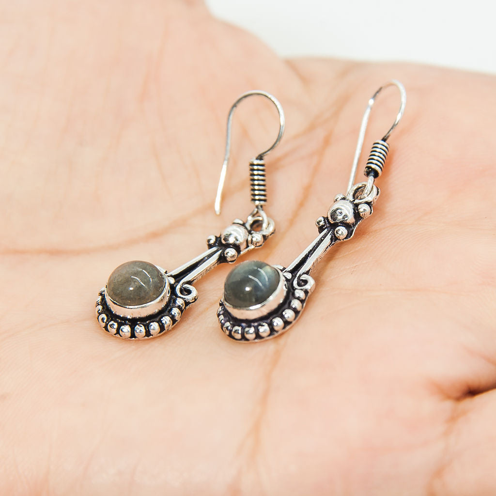 Labradorite Earrings