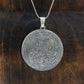 Large Metal Tree of Life Round Necklace