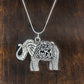 Metal Large Elephant Lucky Necklace