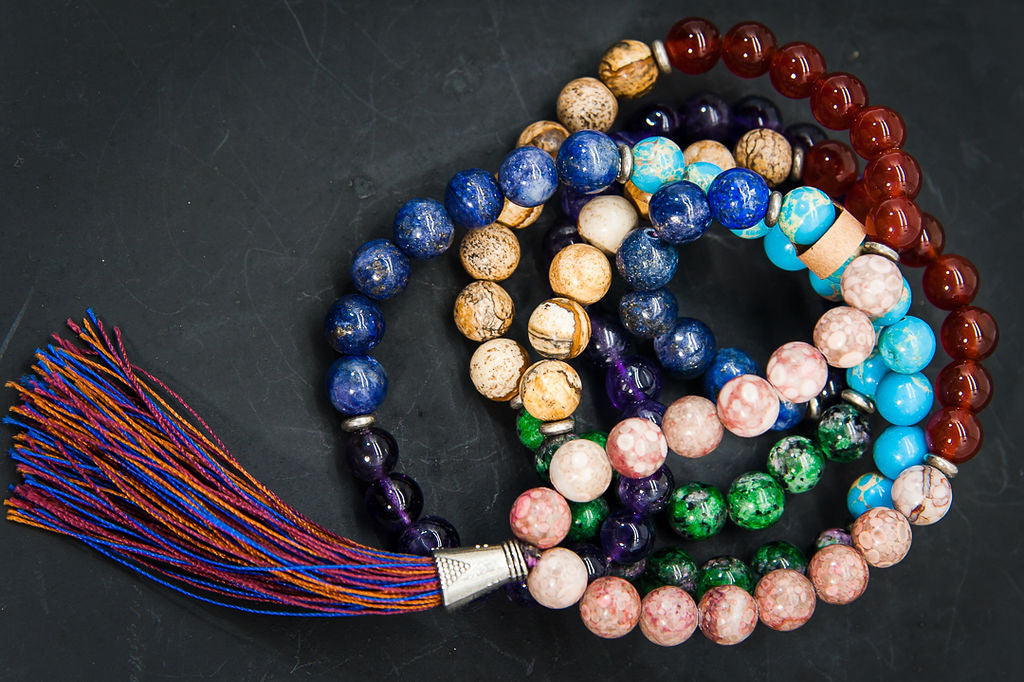 Multistone Mala Beads