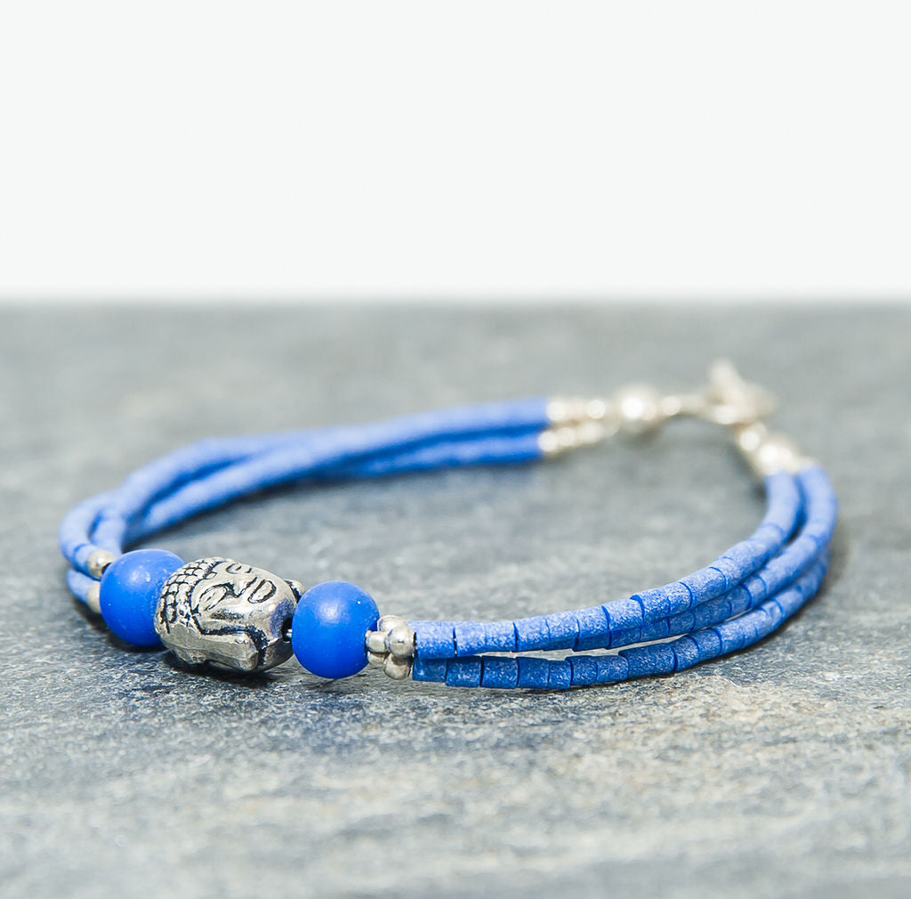 Nepalese Beaded Bracelet with Buddha