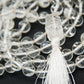 Quartz Crystal Mala Beads with Stunning Guru Bead