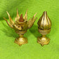 Brass Lotus Flower on a Turtle’s Back Incense Cone Burner