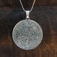 Large Metal Tree of Life Round Necklace