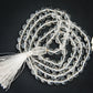 Quartz Crystal Mala Beads with Stunning Guru Bead