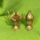 Brass Lotus Flower on a Turtle’s Back Incense Cone Burner