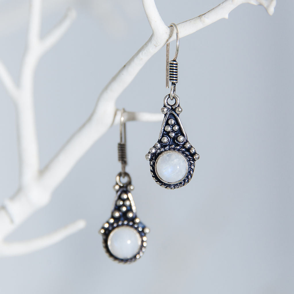 Moonstone Earrings for Divinity