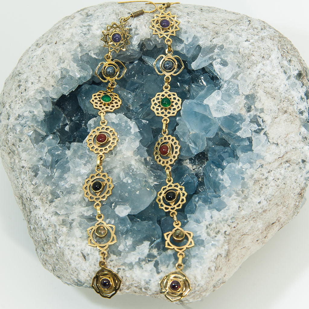Chakra Stone Earrings