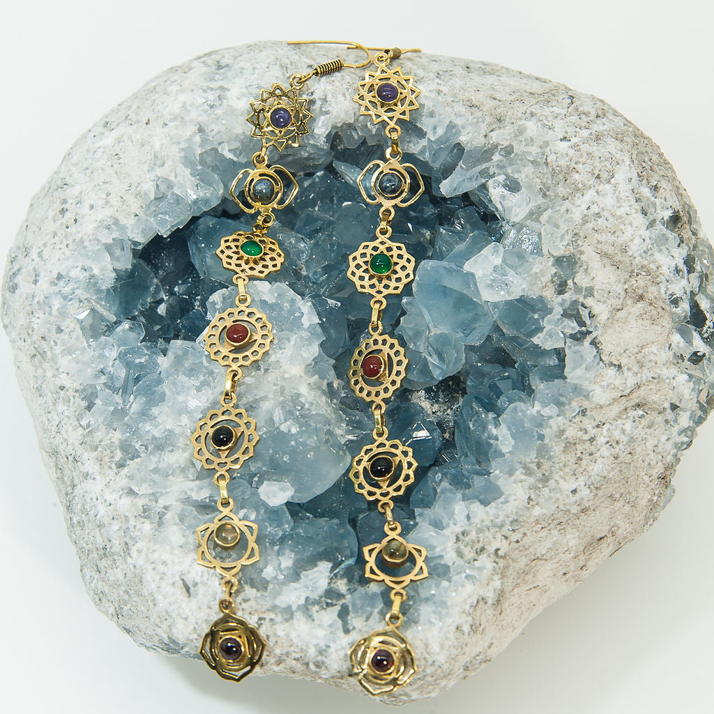 Chakra Stone Earrings