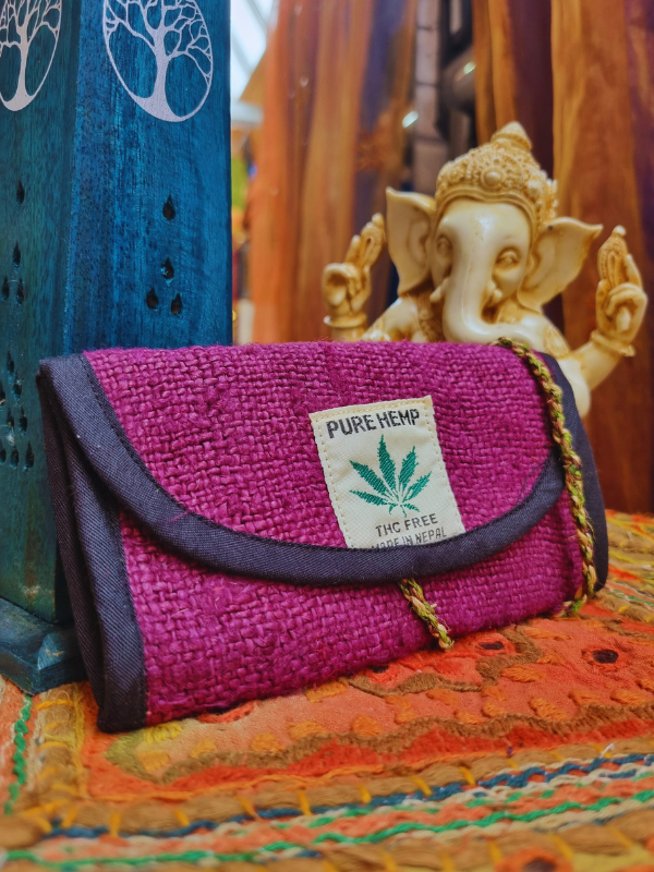 Pure Hemp Tobacco Rolling Pouch - Purple