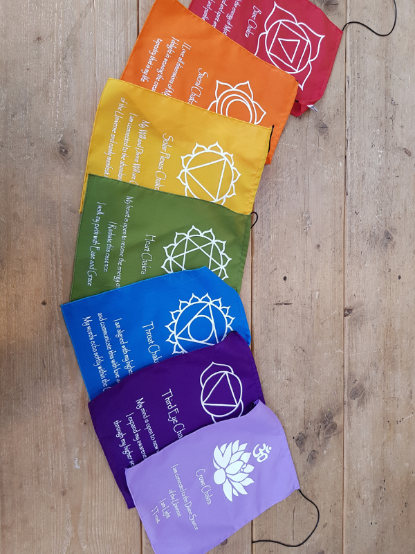 Chakra Flags - Spiritual Chakra Prayer Indoor/Outdoor Flags