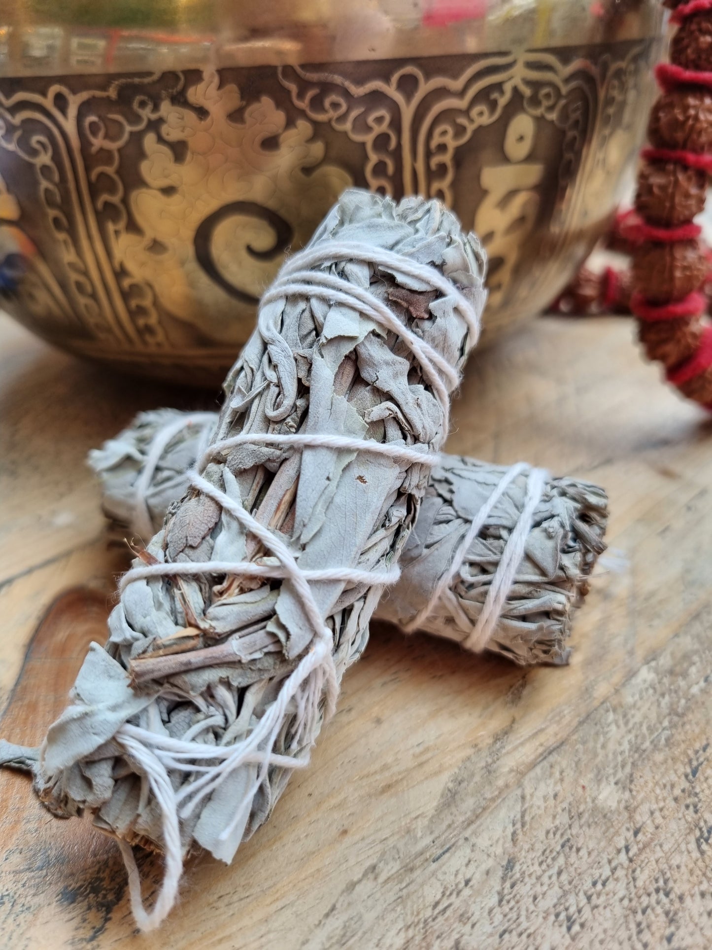 Sustainable White Sage For Clearing Negative Energy - 10-12cm Bunch