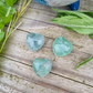 Hand Carved Fluorite Hearts - For Creativity & Productivity