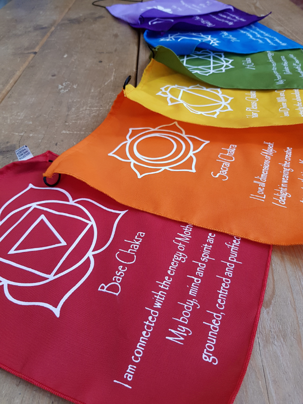 Chakra Flags - Spiritual Chakra Prayer Indoor/Outdoor Flags