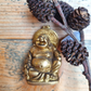 Bronze Lucky Buddha Statue - Chinese Laughing Buddha