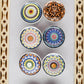 Ceramic Mandala Door Knobs - For Cupboards and Doors