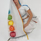 Hand Painted Chakra Meditation Wrap - 100% Cotton