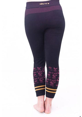 Hatha Asana Yoga Capri Pants - Seamless, Black